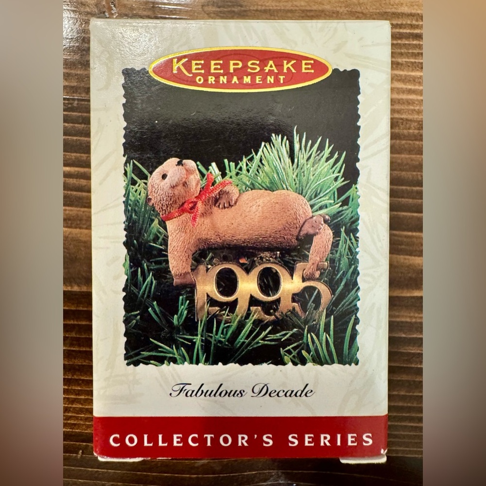 Hallmark Keepsake Ornament 1995 Fabulous Decade Otter Ornament #6
